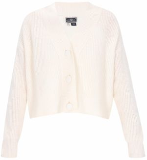 DreiMaster Maritim Kardigán  šedobiela