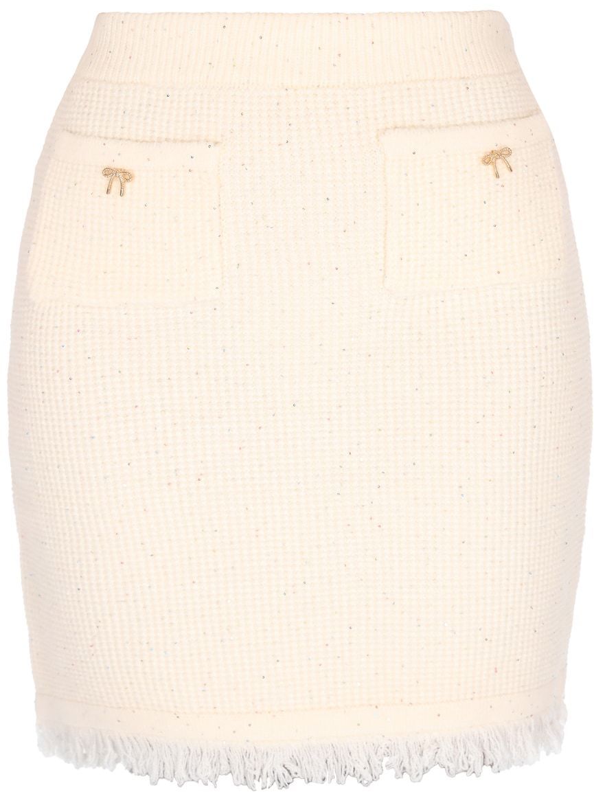 faina Sukňa  šedobiela