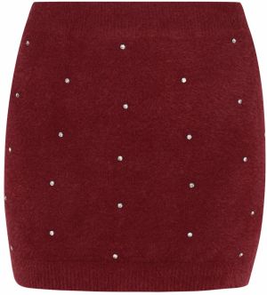 faina Sukňa  burgundská