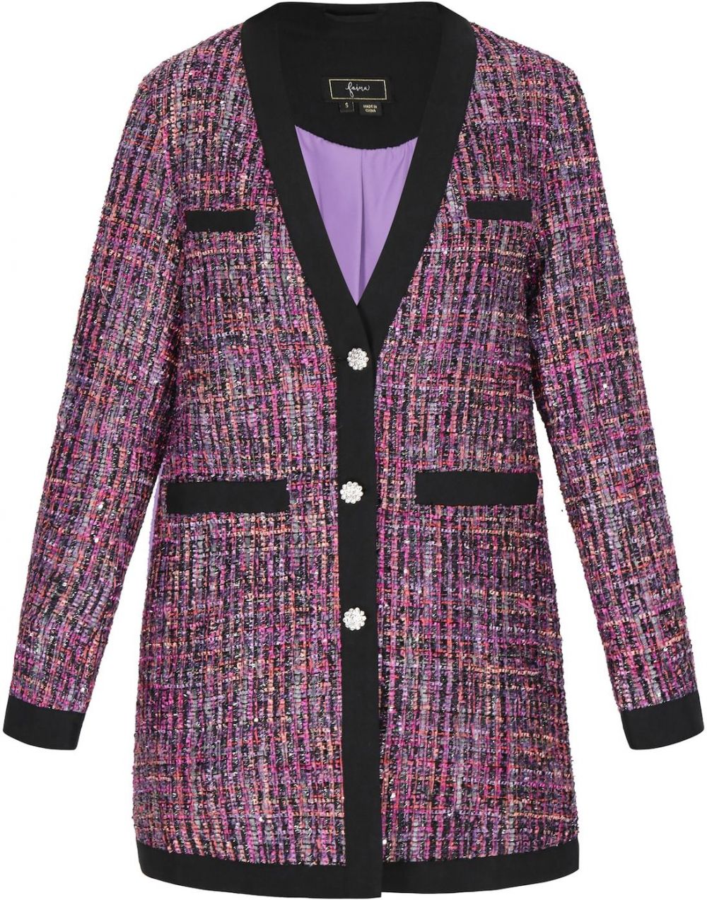 faina Blejzer  ružová / purpurová / čierna