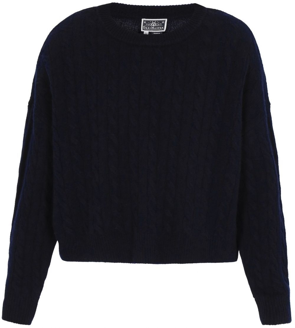 DreiMaster Maritim Sveter  námornícka modrá