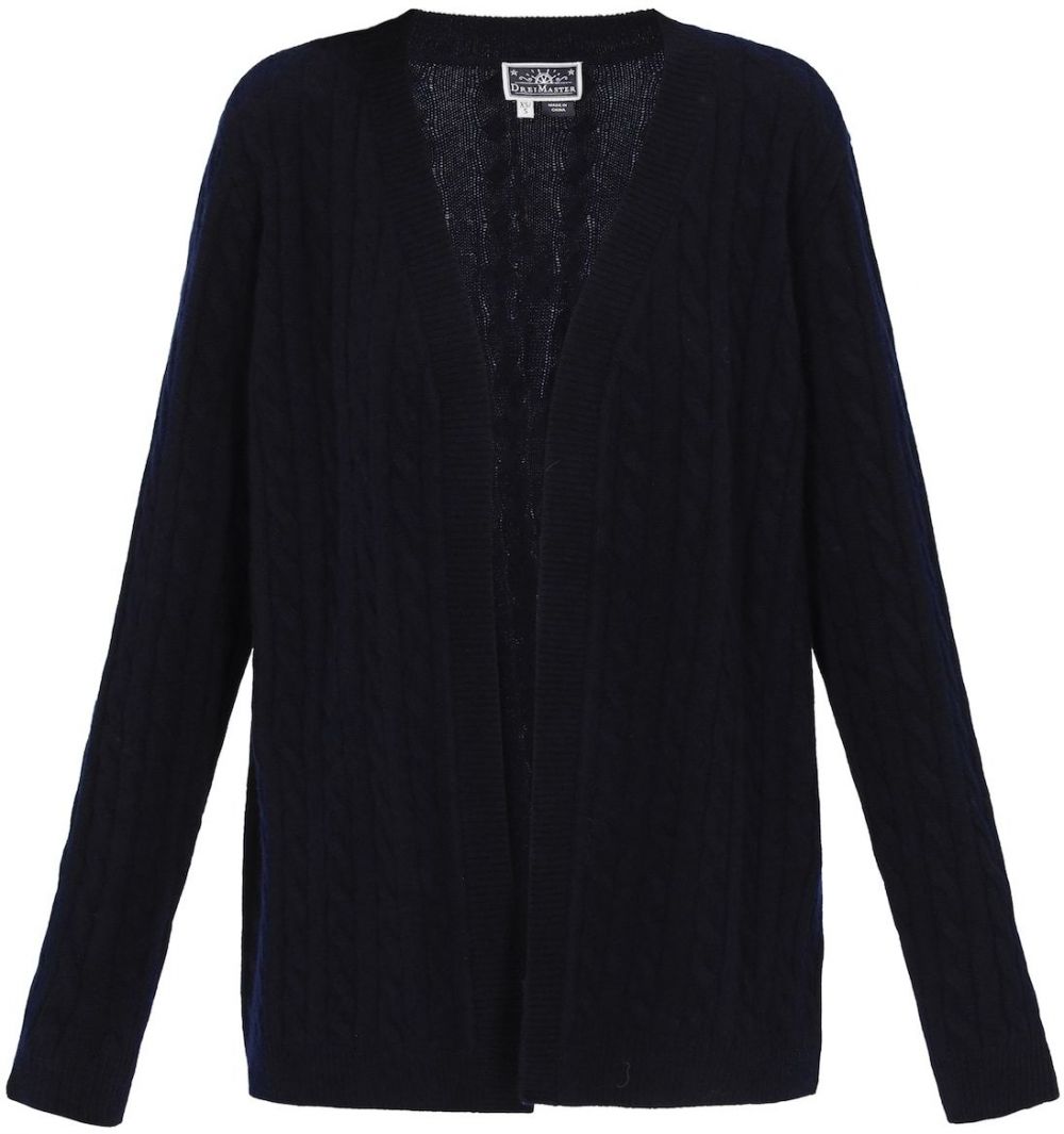 DreiMaster Maritim Kardigán  námornícka modrá