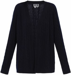 DreiMaster Maritim Kardigán  námornícka modrá