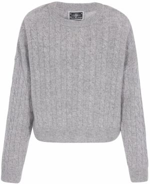 DreiMaster Maritim Sveter  sivá melírovaná