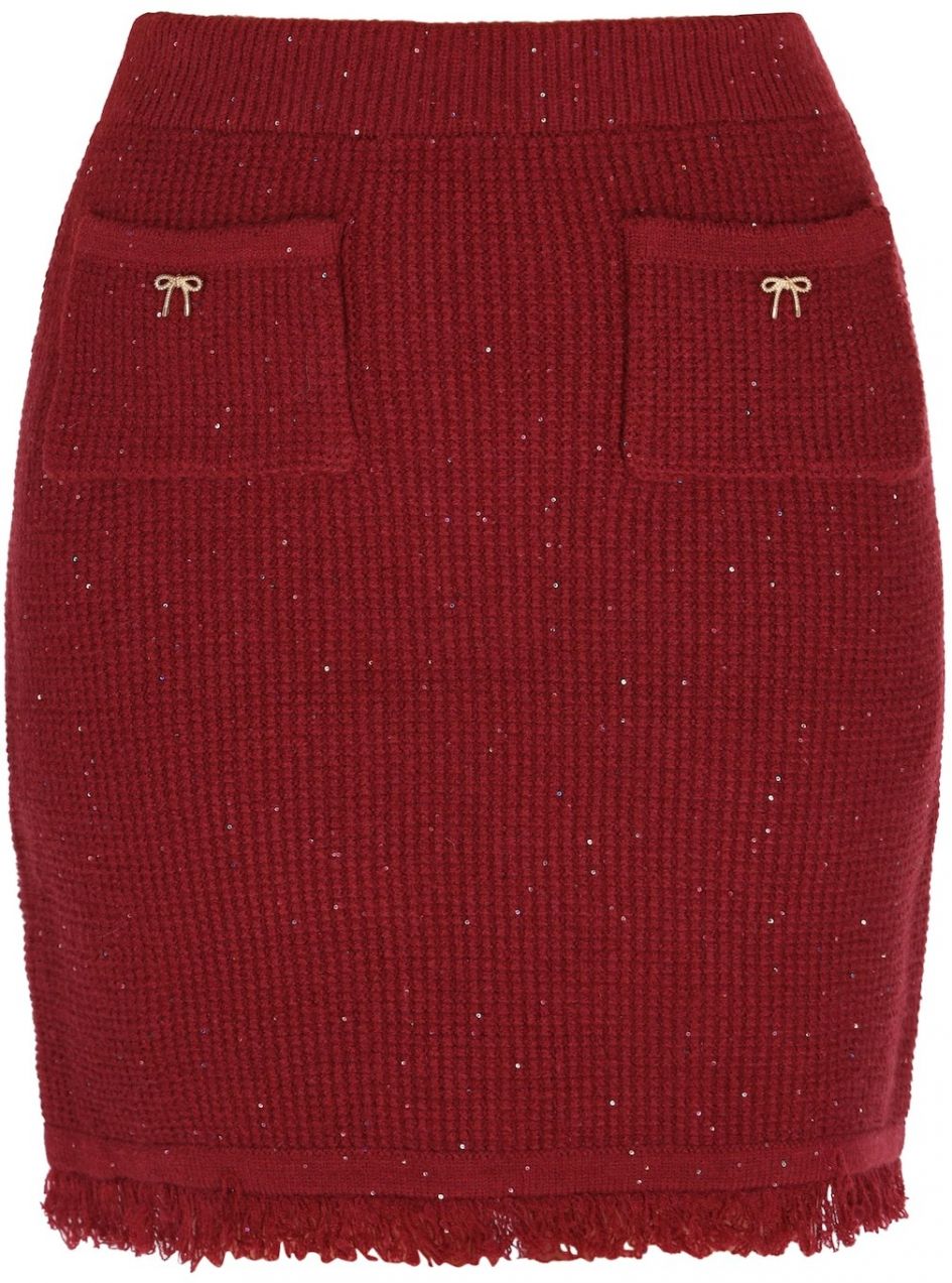 faina Sukňa  burgundská