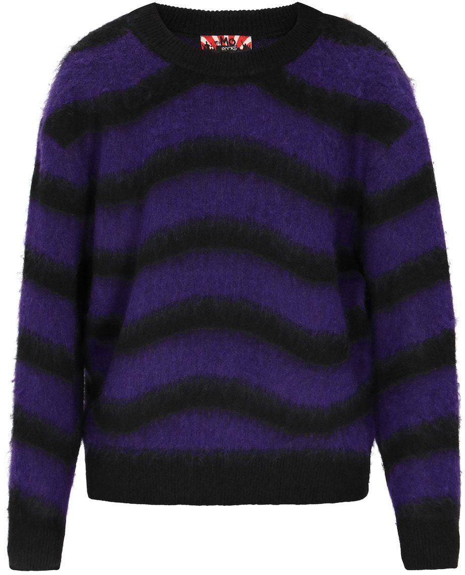 myMo ROCKS Sveter  fialová / čierna