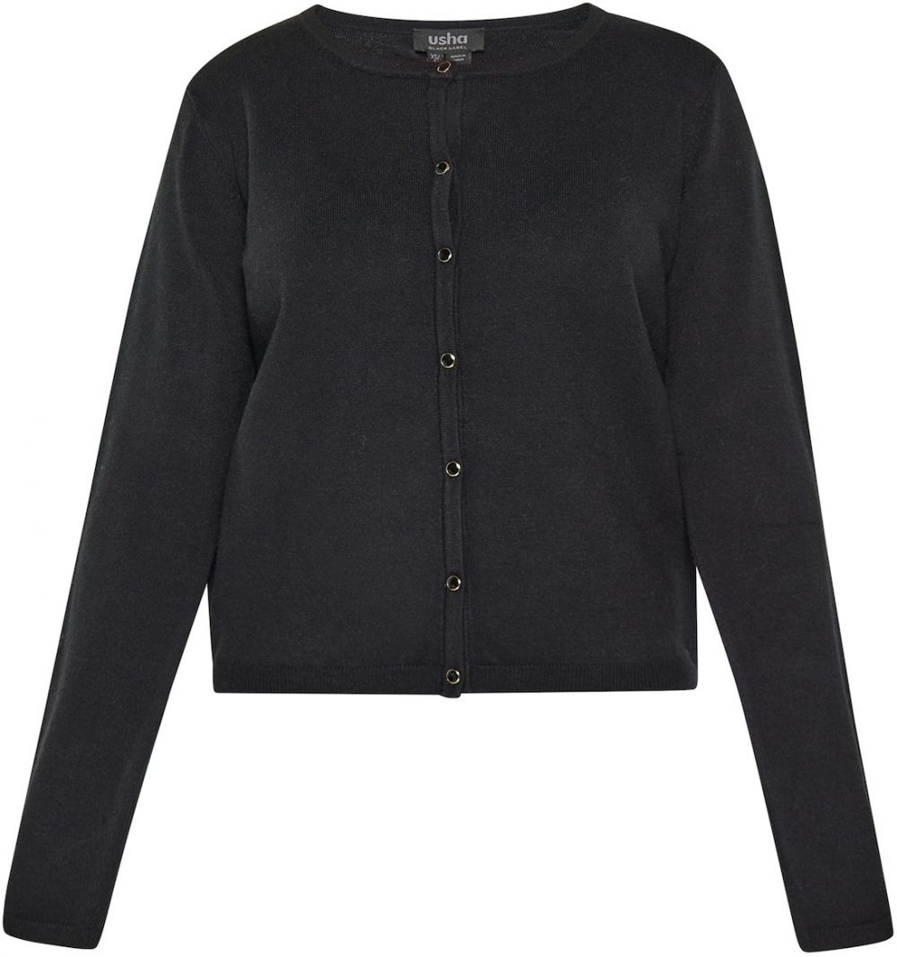 usha BLACK LABEL Kardigán  čierna