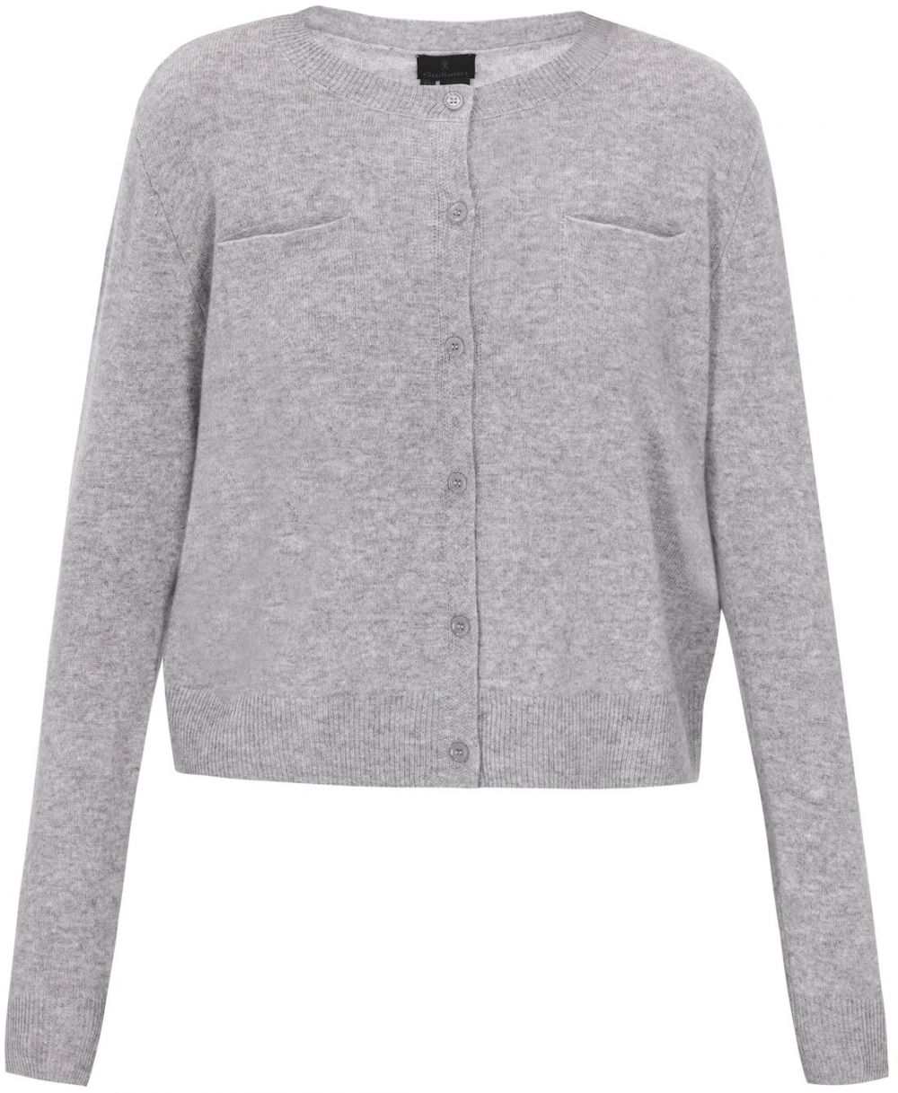 DreiMaster Klassik Kardigán  sivá melírovaná