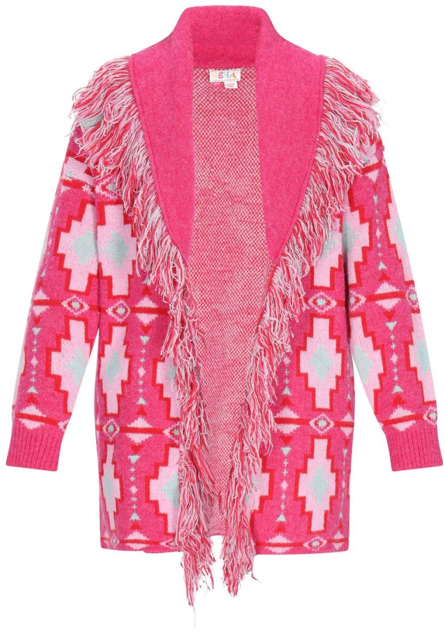IZIA Kardigán  svetlomodrá / ružová / svetloružová