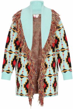 IZIA Kardigán  nebesky modrá / žltá / červená / čierna