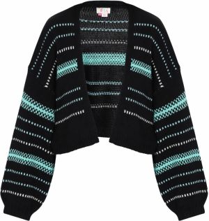 IZIA Kardigán  tyrkysová / čierna / biela