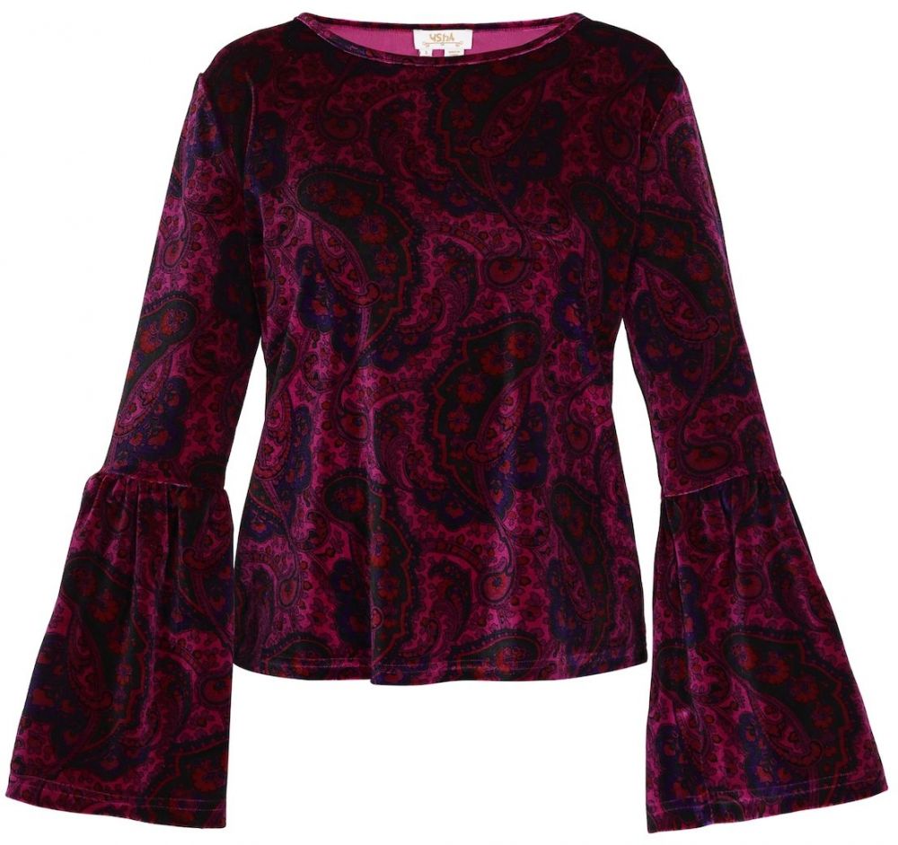 usha FESTIVAL Blúzka  slivková / tmavofialová