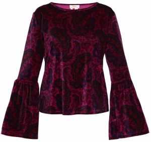 usha FESTIVAL Blúzka  slivková / tmavofialová