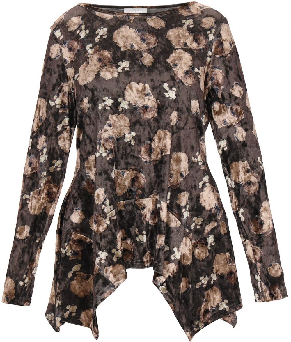 Usha Blúzka  svetlobéžová / svetlohnedá / tmavohnedá