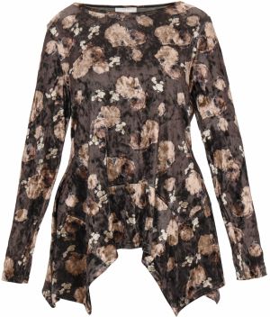 Usha Blúzka  svetlobéžová / svetlohnedá / tmavohnedá