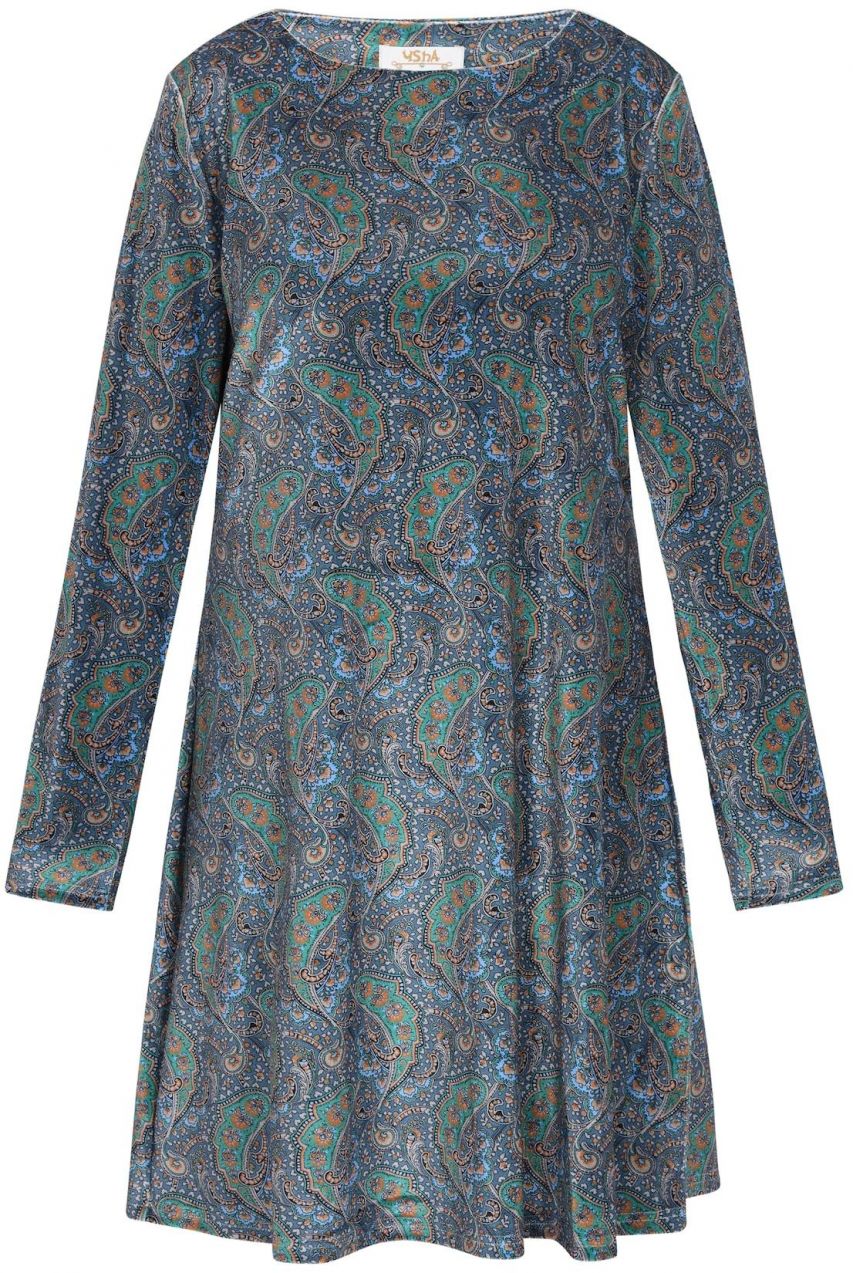 usha FESTIVAL Šaty  modrá / zelená / oranžová