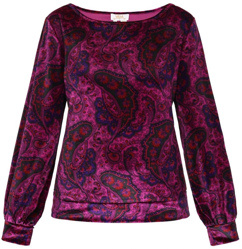 usha FESTIVAL Blúzka  tmavomodrá / fialová / modrofialová