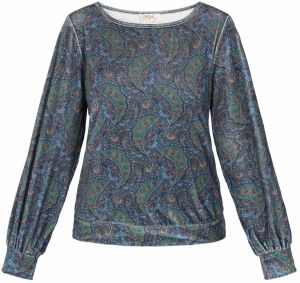 usha FESTIVAL Blúzka  zafírová / modrozelená / svetlomodrá / pueblo