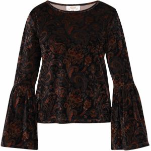 usha FESTIVAL Blúzka  hnedá / čokoládová / čierna