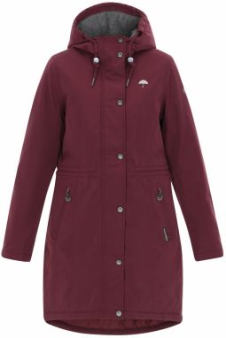 Schmuddelwedda Prechodná parka  burgundská / biela