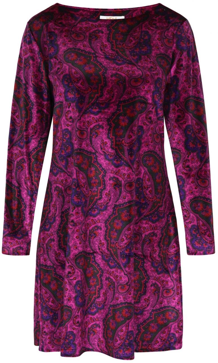 usha FESTIVAL Šaty  tmavomodrá / fialová