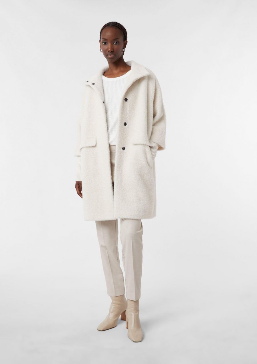 COMMA Prechodný kabát  biela