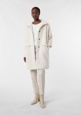 COMMA Prechodný kabát  biela