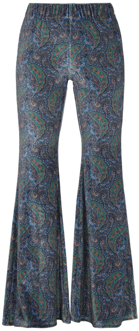 usha FESTIVAL Nohavice  modrá / zelená / oranžová