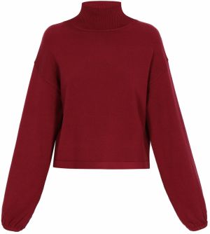 DreiMaster Klassik Sveter  burgundská