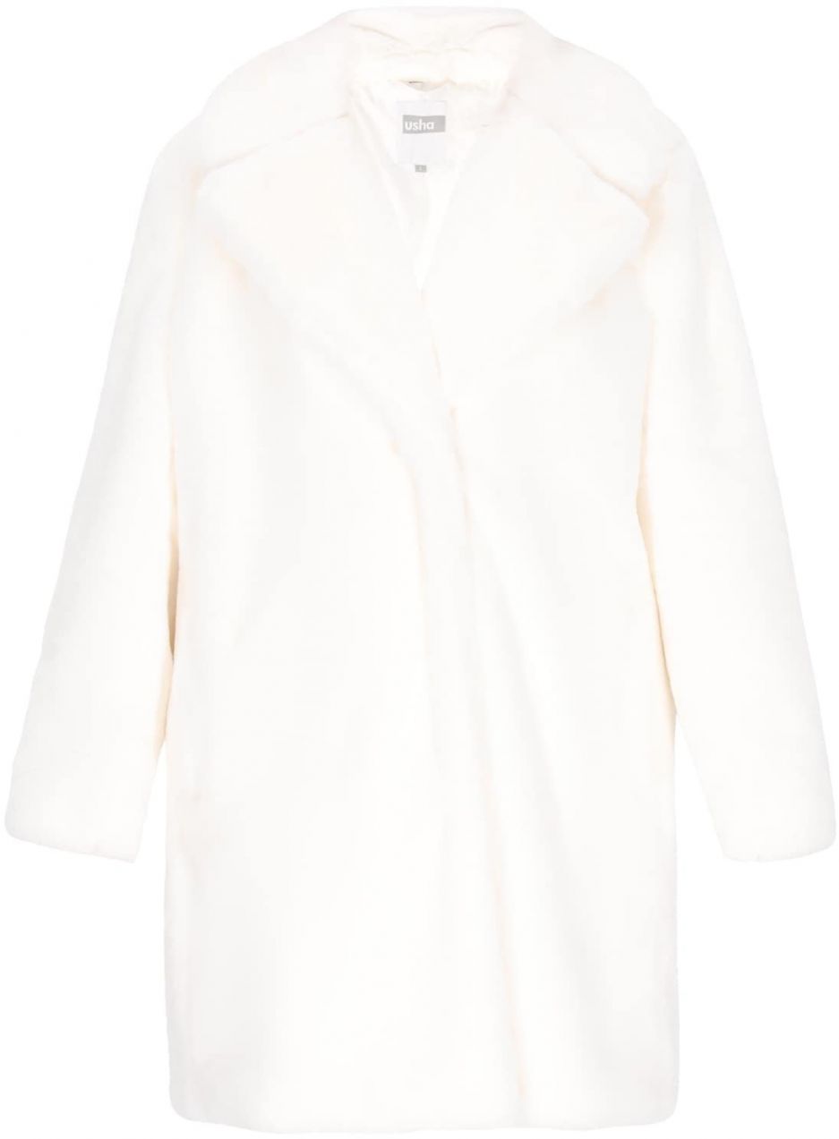 Usha Zimný kabát  šedobiela