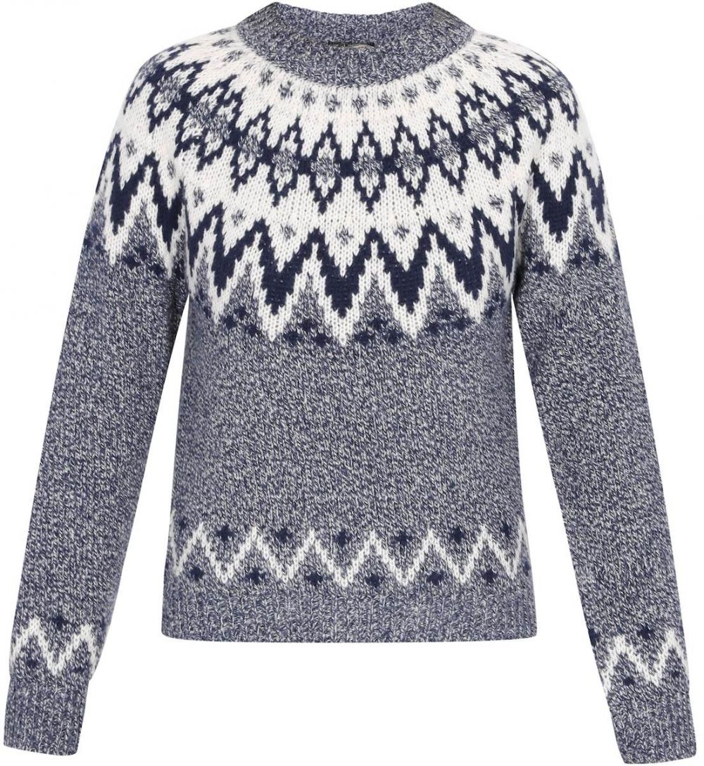 DreiMaster Vintage Sveter 'Vintage'  námornícka modrá / biela