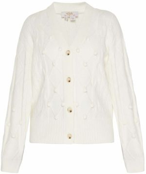 usha FESTIVAL Kardigán  šedobiela