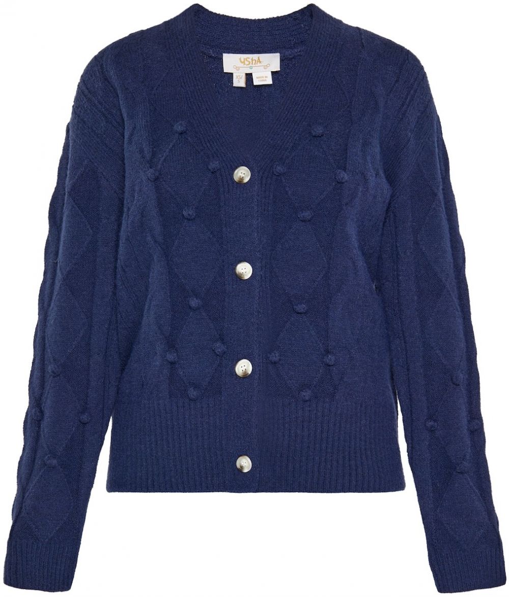 usha FESTIVAL Kardigán  námornícka modrá