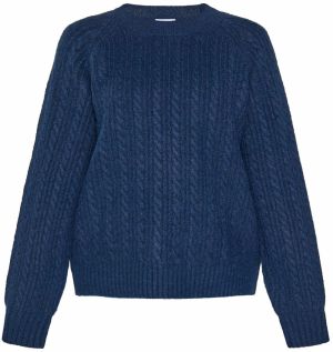 usha BLUE LABEL Sveter 'Classic'  námornícka modrá