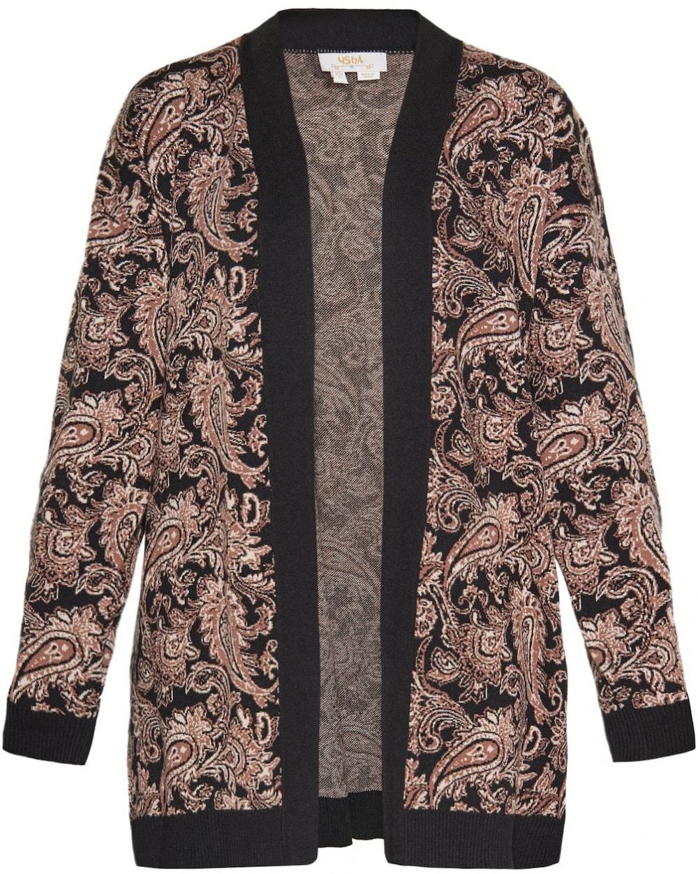 usha FESTIVAL Kardigán  krémová / gaštanová / čierna