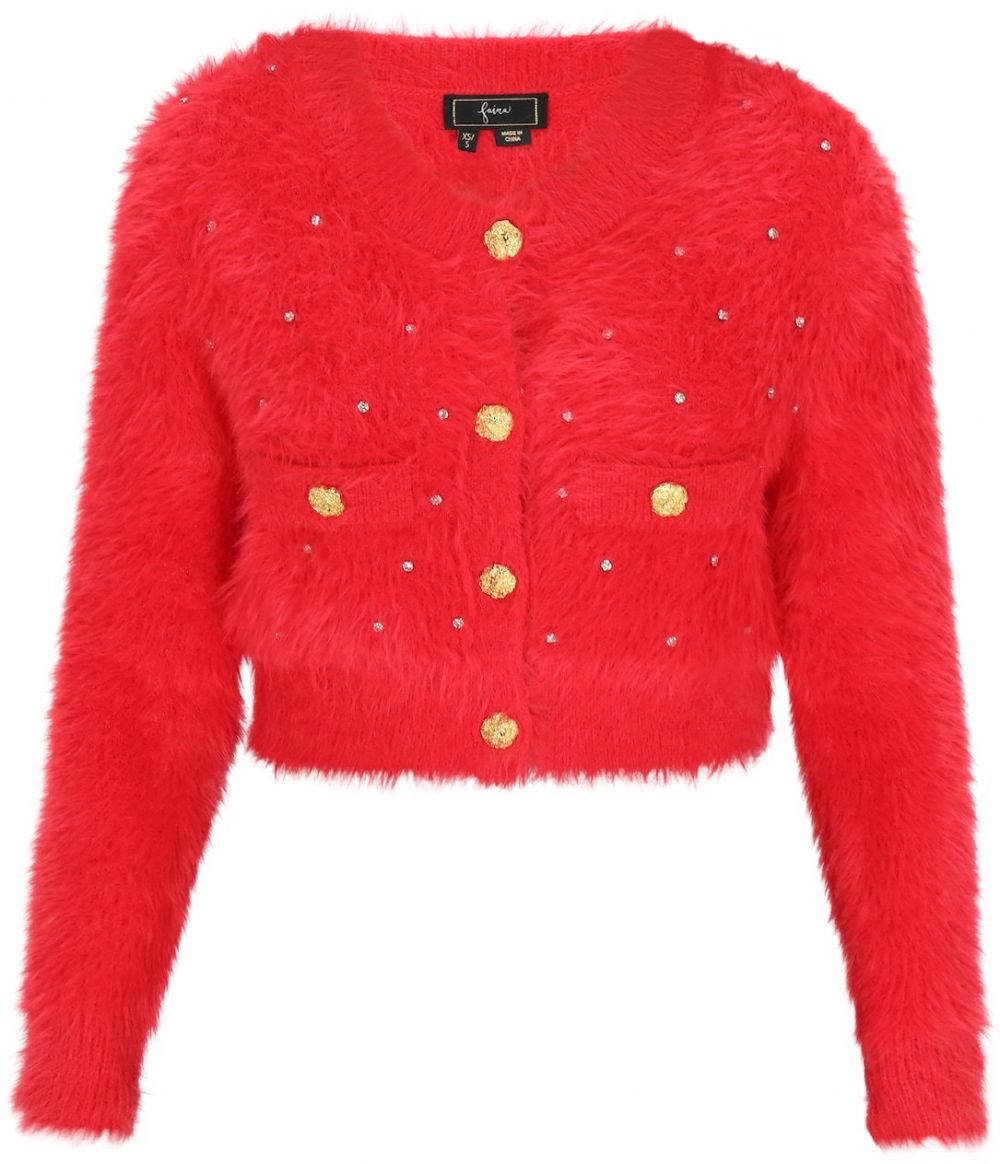 faina Kardigán 'Fashion Look'  červená