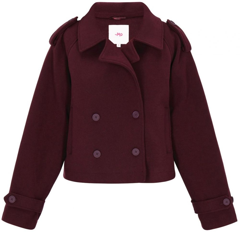 MYMO Prechodná bunda 'Young Fashion'  burgundská