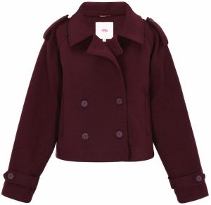 MYMO Prechodná bunda 'Young Fashion'  burgundská
