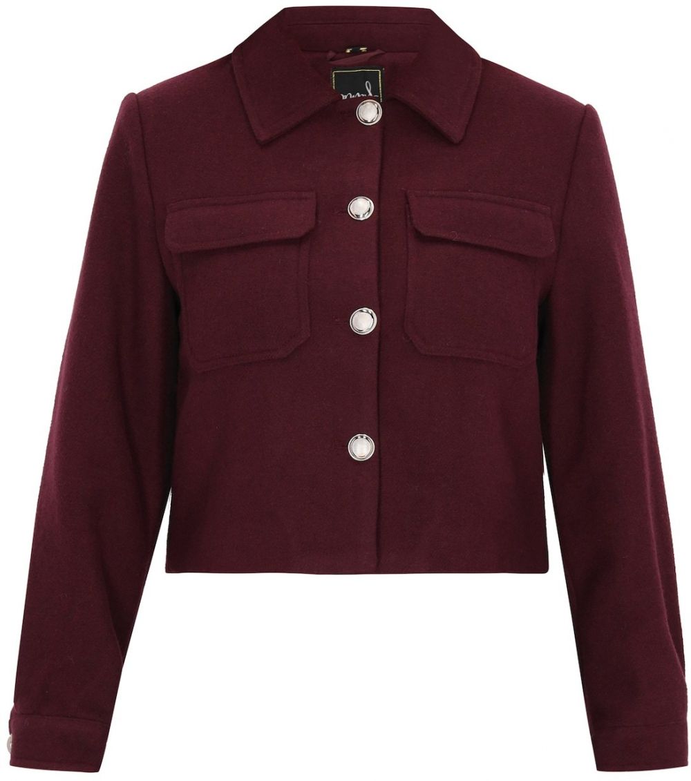 faina Prechodná bunda  burgundská