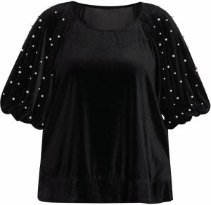 NAEMI Blúzka  čierna