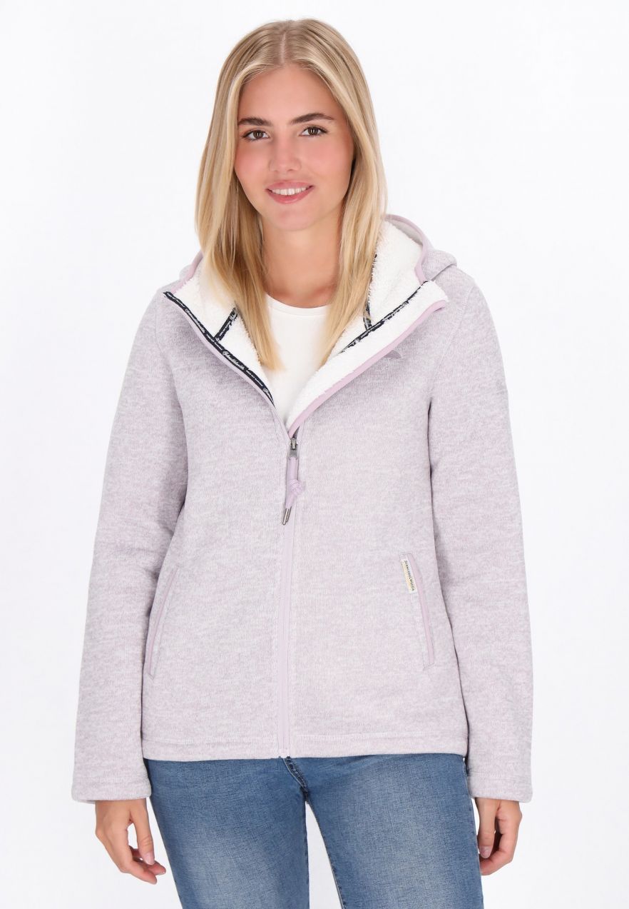 Schmuddelwedda Flisová bunda  levanduľová