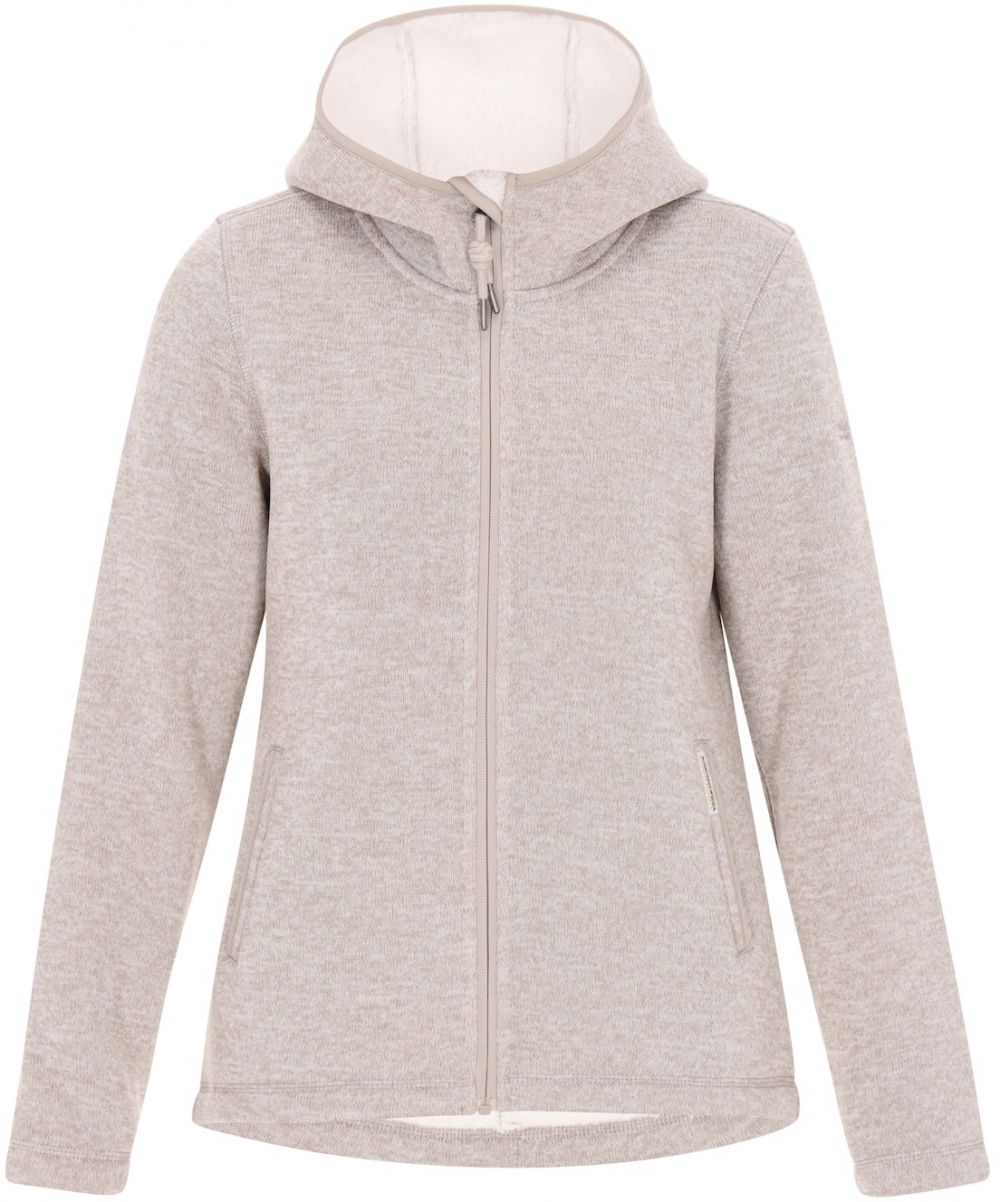 Schmuddelwedda Flisová bunda  béžová melírovaná