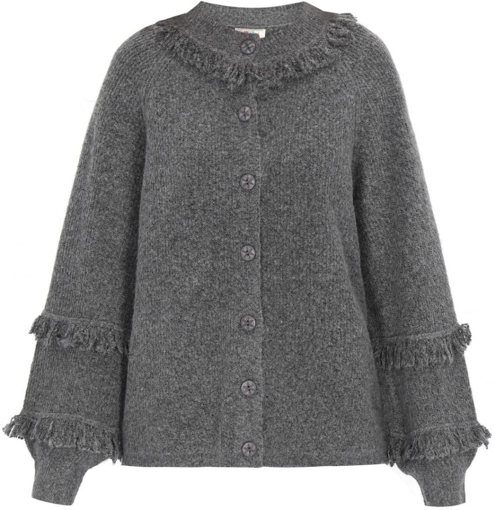 IZIA Kardigán  sivá melírovaná