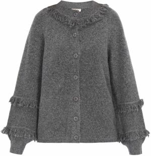 IZIA Kardigán  sivá melírovaná