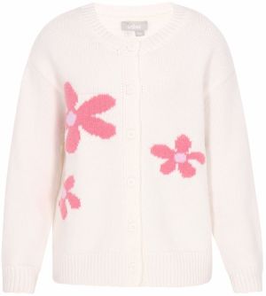 Usha Kardigán  ružová / šedobiela