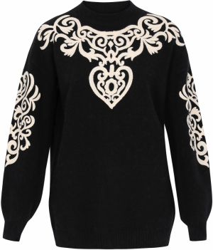 usha FESTIVAL Sveter  krémová / čierna