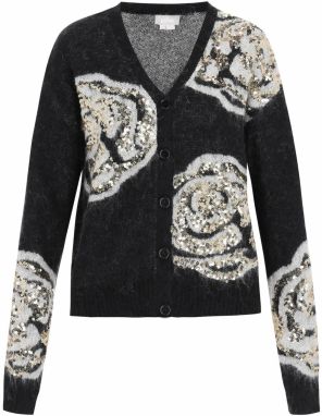 Usha Kardigán  krémová / čierna