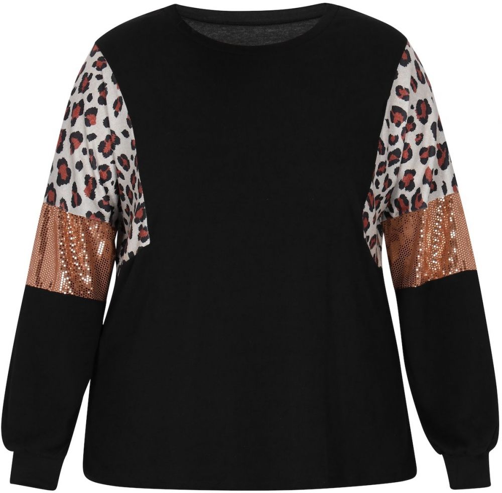 faina Blúzka  zmiešané farby / čierna