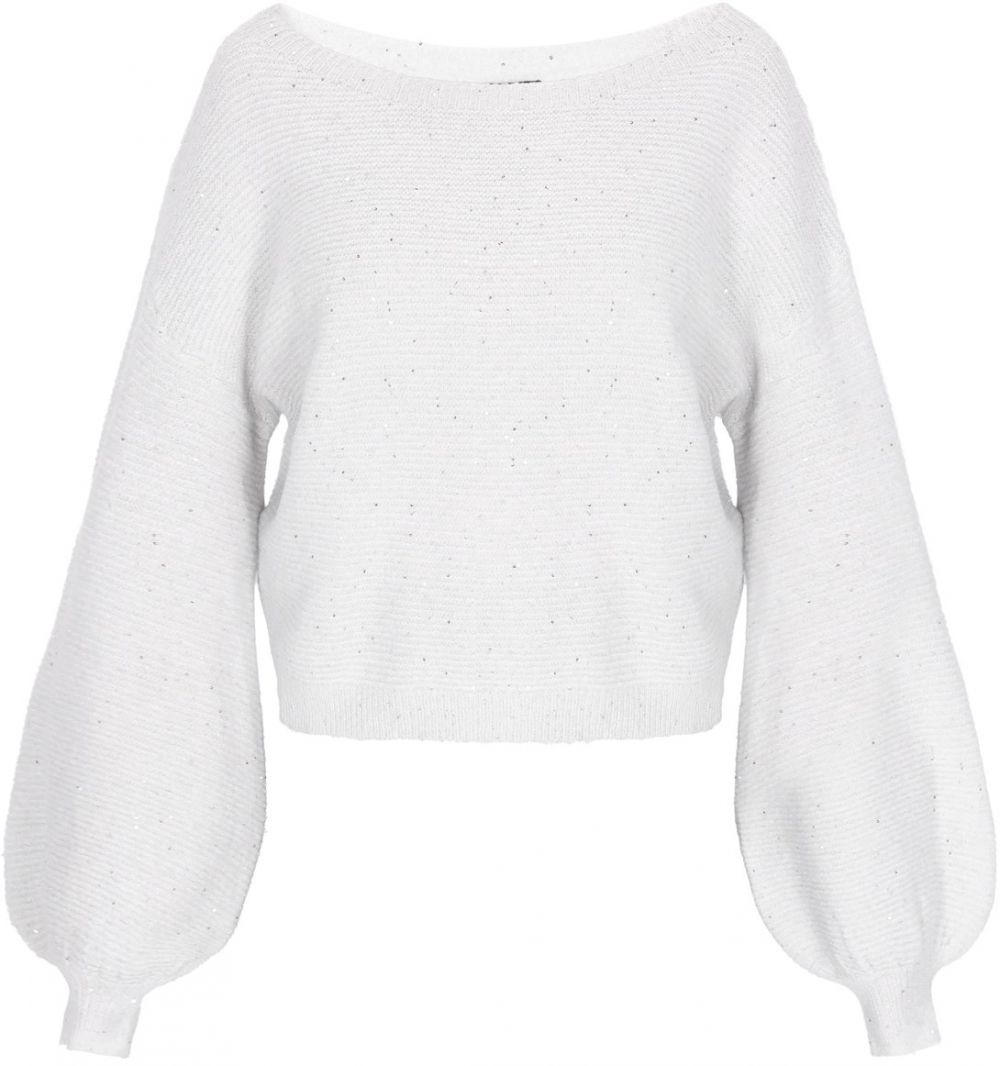 DreiMaster Klassik Sveter  šedobiela