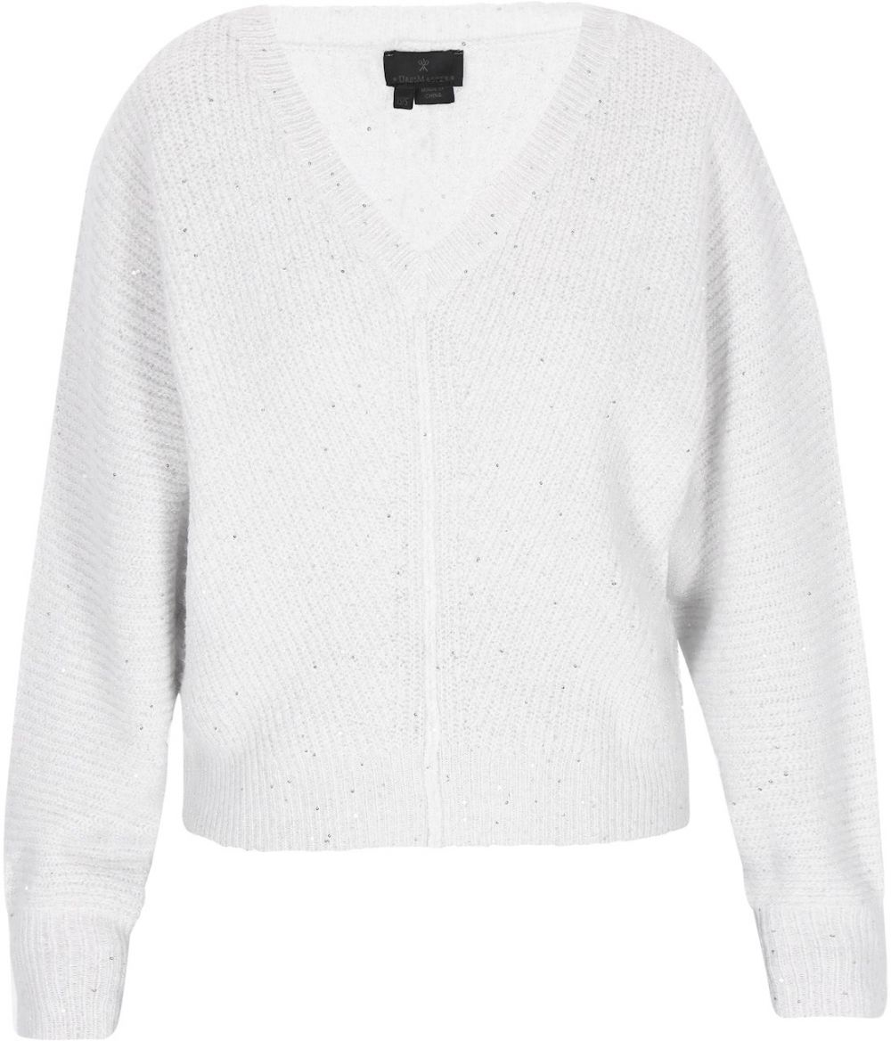 DreiMaster Klassik Sveter  šedobiela